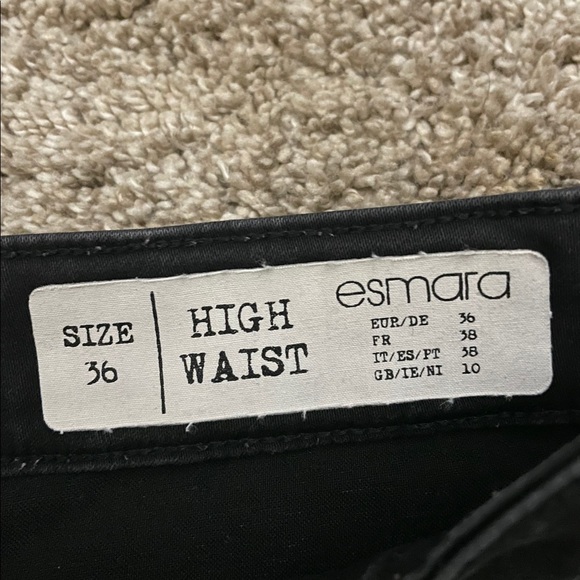 Dark grey jeans, high rise - Picture 4 of 4